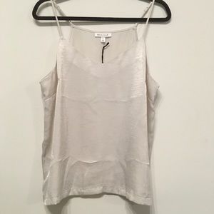 New! Silver tank top - size L